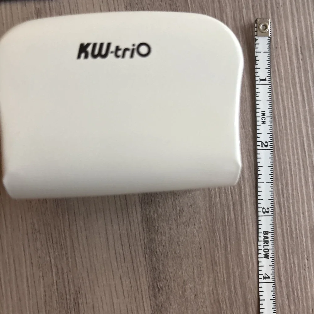KW-trio Paper Punch Scrapbook f/Binding 20/26/30-Hole Loose-Leaf Notebooks White
